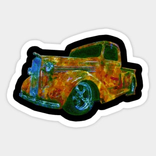 1936 Dodge Pickup Truck Street Machine Dream Sticker